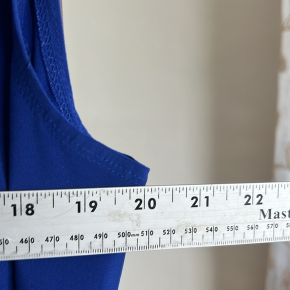 A line MSK cobalt blue dress size large love but too big for me - Picture 2 of 5